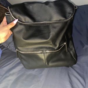 Pleather backpack